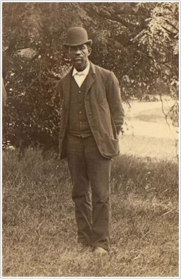 Solomon G. Brown - close-up of photo on marker. Click for full size. Solomon G. Brown - close-up of photo on marker image. Click for full size.