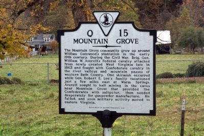Mountain Grove Marker image. Click for full size.