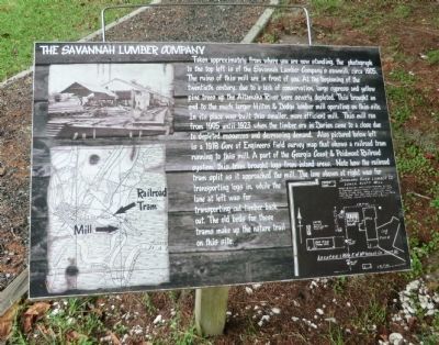 The Savannah Lumber Company Marker image. Click for full size.