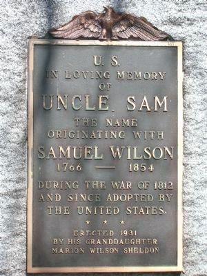Uncle Sam Graveside Memorial image. Click for full size.
