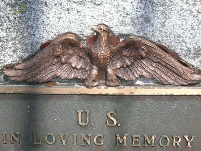 The Sam Wilson Graveside Memorial - Detail image. Click for full size.