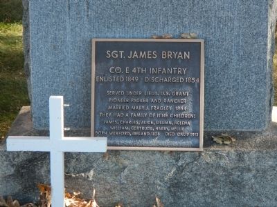 Sgt. James Bryan Marker image. Click for full size.