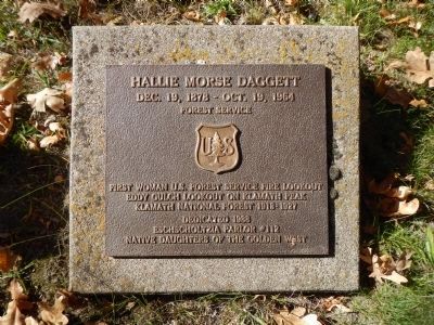 Hallie Morse Daggett Marker image. Click for full size.