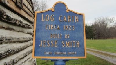 Log Cabin Marker. Click for full size. Log Cabin Marker image. Click for full size.