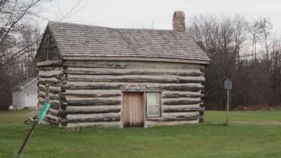 Log Cabin, Front and West sides image. Click for full size.
