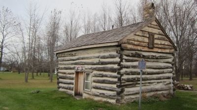Log Cabin, Front and East sides image. Click for full size.