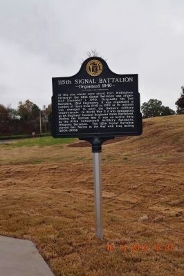 115th Signal Battalion Marker image. Click for full size.