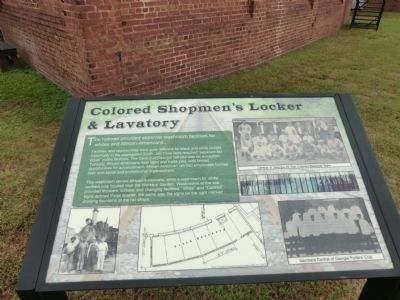 Colored Shopmen's Locker & Lavatory Marker image. Click for full size.