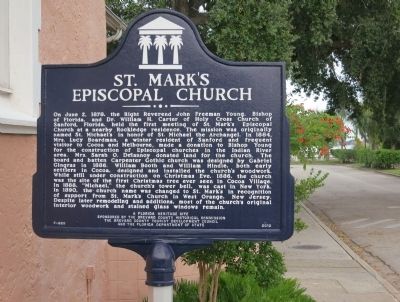St. Marks Episcopal Church Marker image. Click for full size.