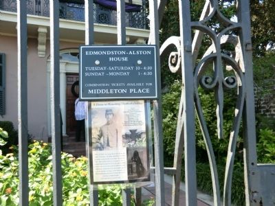 A House in Mourning: Death of a Soldier Marker image. Click for full size.