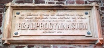 Altes Gymnasium Namepiece Over Entrance image. Click for full size.
