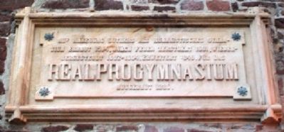 Altes Gymnasium Namepiece Over Entrance image. Click for full size.