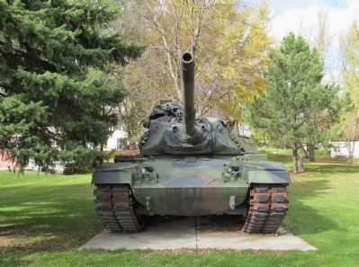 Veterans Park and Tank image. Click for full size.