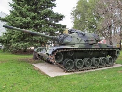 Veterans Park and Tank image. Click for full size.