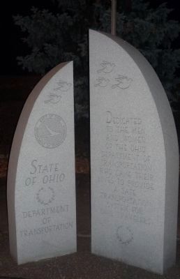State of Ohio DOT Memorial image. Click for full size.