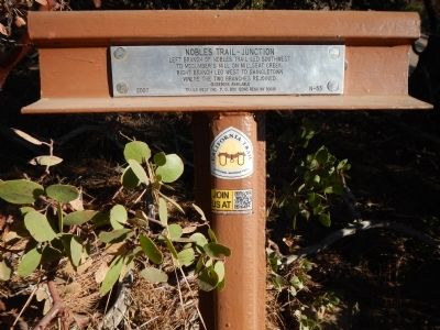 Nobles Trail – Junction Marker. Click for full size. Nobles Trail – Junction Marker image. Click for full size.