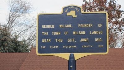 Reuben Wilson Marker. Click for full size. Reuben Wilson Marker image. Click for full size.