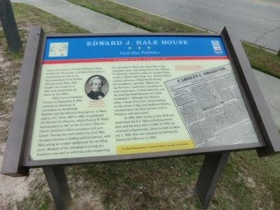 Edward J. Hale House Marker. Click for full size. Edward J. Hale House Marker image. Click for full size.