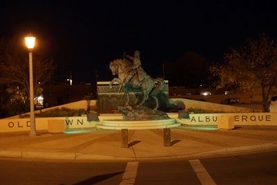 Don Francisco Cuervo y Valdes Markers and Statue image. Click for full size.