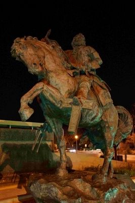 Don Francisco Cuervo y Valdes Statue Close Up image. Click for full size.