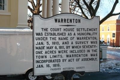 Warrenton Marker image. Click for full size.