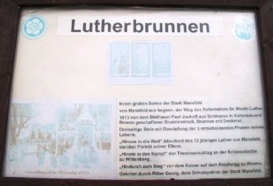 Lutherbrunnen Marker image. Click for full size.