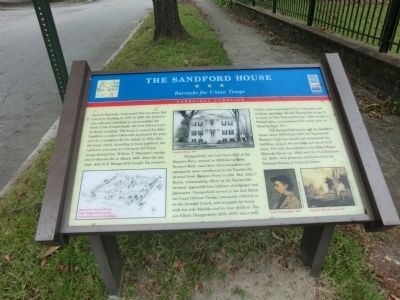 The Sandford House Marker. Click for full size. The Sandford House Marker image. Click for full size.