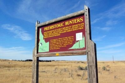 Prehistoric Hunters Marker. Click for full size. Prehistoric Hunters Marker image. Click for full size.