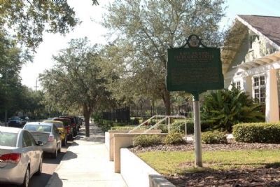 Kate Jackson Recreation Center Marker along South Rome Avenue image. Click for full size.