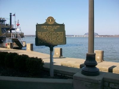 Lewis and Clark in Kentucky Marker. Click for full size. Lewis and Clark in Kentucky Marker image. Click for full size.