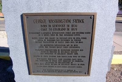 George Washington Swink Marker image. Click for full size.
