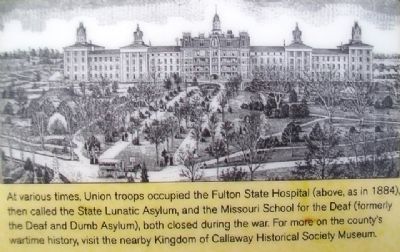 Illustration on Callaway County Men at War Marker image. Click for full size.