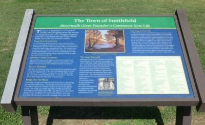 The Town of Smithfield Marker image. Click for full size.