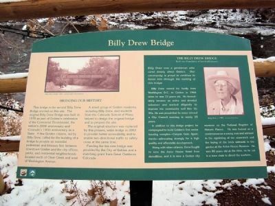 Billy Drew Bridge Marker image. Click for full size.