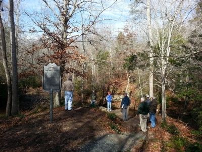 The Daniel Bridge site on Accokeek Creek. Click for full size. The Daniel Bridge site on Accokeek Creek image. Click for full size.