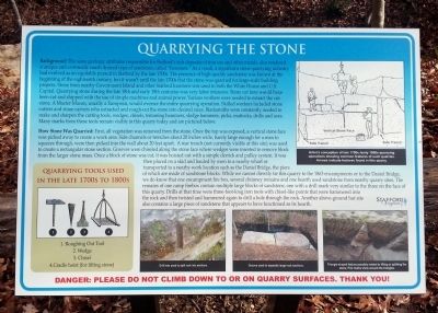 Quarrying the Stone Marker image. Click for full size.