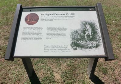 The Night of December 13, 1862 Marker image. Click for full size.