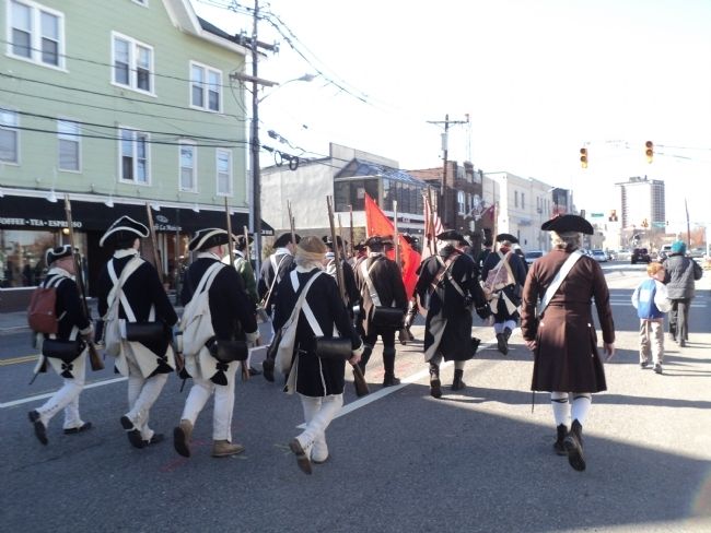 Continental Army Retreating from Fort Lee. Click for full size. Continental Army Retreating from Fort Lee image. Click for full size.