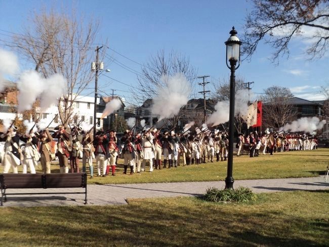 Revolutionary War Troops in Monument Park image. Click for full size.