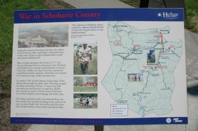 War in Schoharie Marker image. Click for full size.