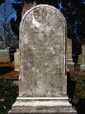 Grave of Francis Cassatt Clopper, in St. Rose of Lima Cemetery image. Click for full size.