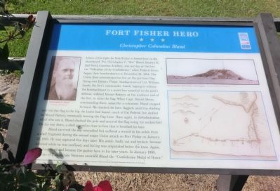 Fort Fisher Hero Marker image. Click for full size.