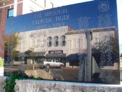The Missouri Exercise Tiger Army & Navy Anchor Memorial Honor Roll image. Click for full size.