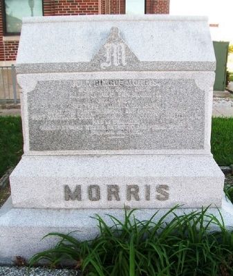 John Bingle Morris Marker. Click for full size. John Bingle Morris Marker image. Click for full size.