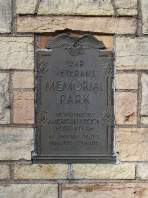 American Legion Veterans Memorial. Click for full size. American Legion Veterans Memorial image. Click for full size.