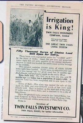 Irrigation is King! image. Click for full size.