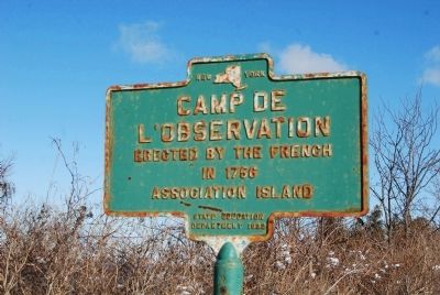 Camp de L'Observation Marker. Click for full size. Camp de L'Observation Marker image. Click for full size.