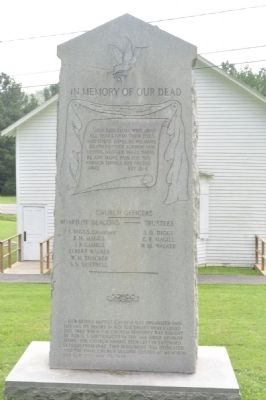 Erected in Memory of New Bethel Baptist Church Marker. Click for full size. Erected in Memory of New Bethel Baptist Church Marker image. Click for full size.