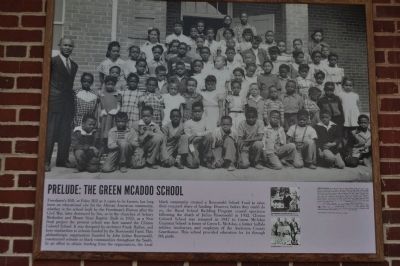 Prelude: The Green McAdoo School Marker image. Click for full size.