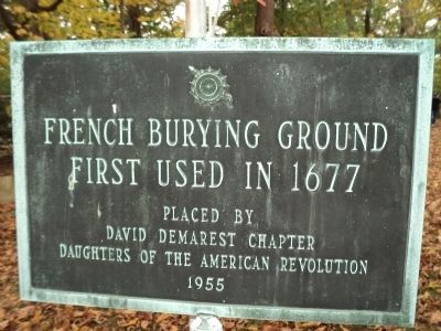 French Burying Ground Marker image. Click for full size.